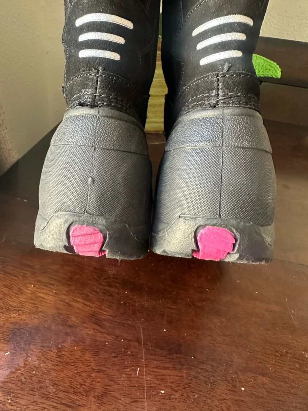 Alpine Design Kids Pink and Black Rain & Snow Boots